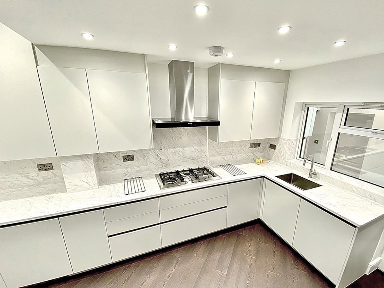 LShaped Handleless Kitchen Net Kitchens Direct